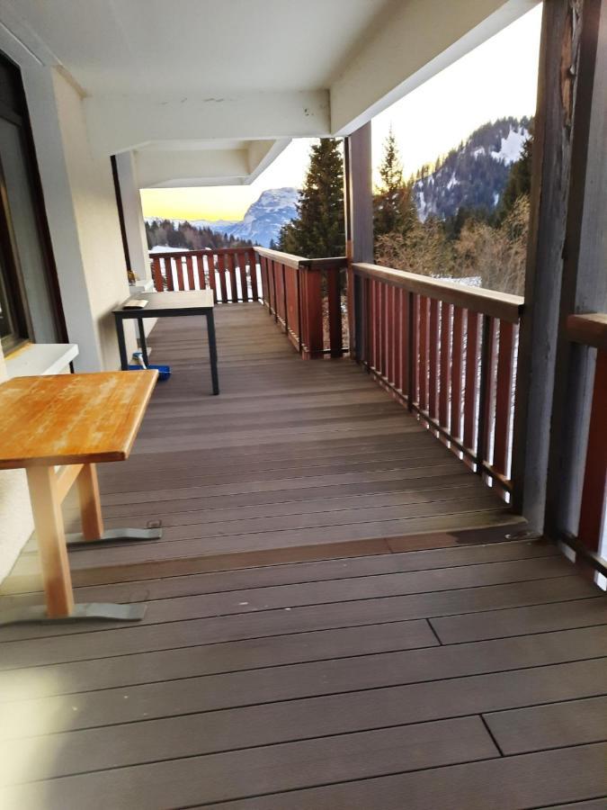 Апартаменты Les Terrasses Du Mont Blanc Ле Праз де Лис Экстерьер фото